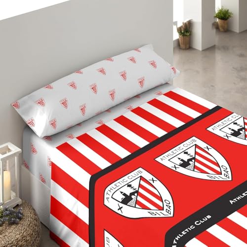 ASDITEX Juego de sábanas 3 Piezas Athletic Cama 105 cm. (sábana 180x270 cm.- Bajera 105x200+28 cm. y Almohada 45x125 cm.)