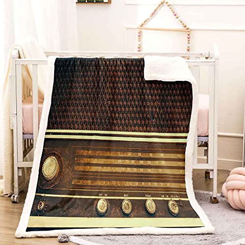 Couverture lecteur rétro 150x200cm idée cadeau nostalgie - 3