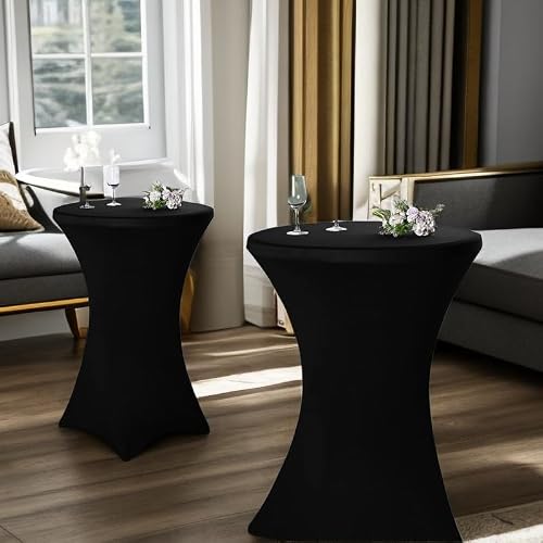 Lot 10 Nappes Spandex Élastiques 80x110 Noir Vnituasr