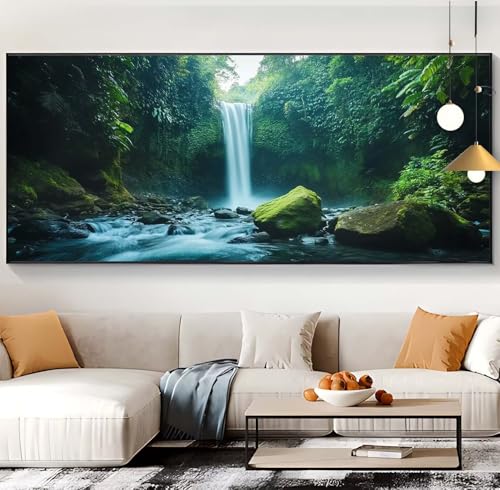 Diamond painting automne 60x130cm pour évacuer le stress par l'artisanat créatif