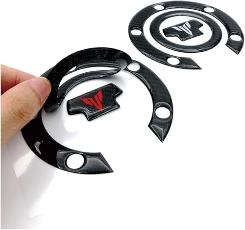 Miniatura 4 de Junta del tanque de combustible de la motocicleta cubierta del tanque de combustible de la cubierta de la almohadilla del protector de calcomanías
