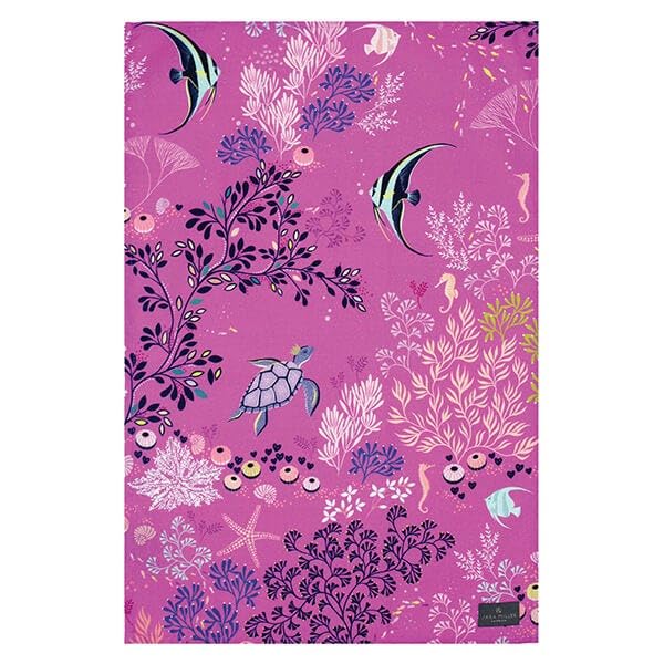 Sara Miller Underwater Tea Towel Fish