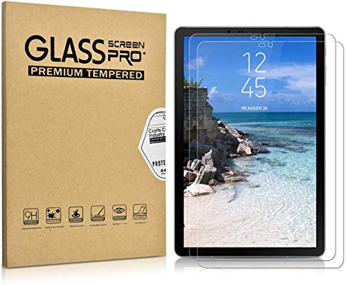 MUNDDY® - Pack DE 2 Protectores Cristal Templado para Samsung Galaxy Tab S4 10.5 T830 T835 T837, [Sin Burbujas] [Alta Definicion] [9H Dureza] [Vidrio Templado]