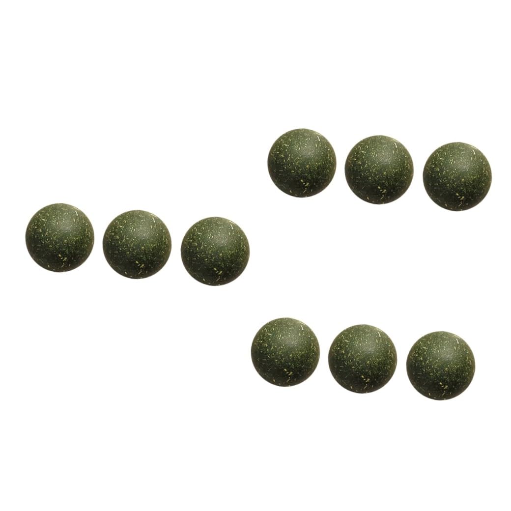 FOMIYES 9 Pz giochini per Gattini Catnip Ball Palla di gatta compressa gatta del Gatto Palla Snack per Animali Domestici Palla di gatta per Gatti Sapore di Menta Lecca Lecca