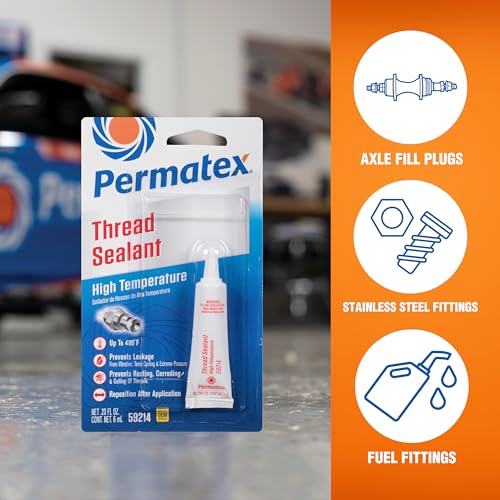 Image of Permatex 59214 High Temperature Thread Sealant, 6 ml Tube