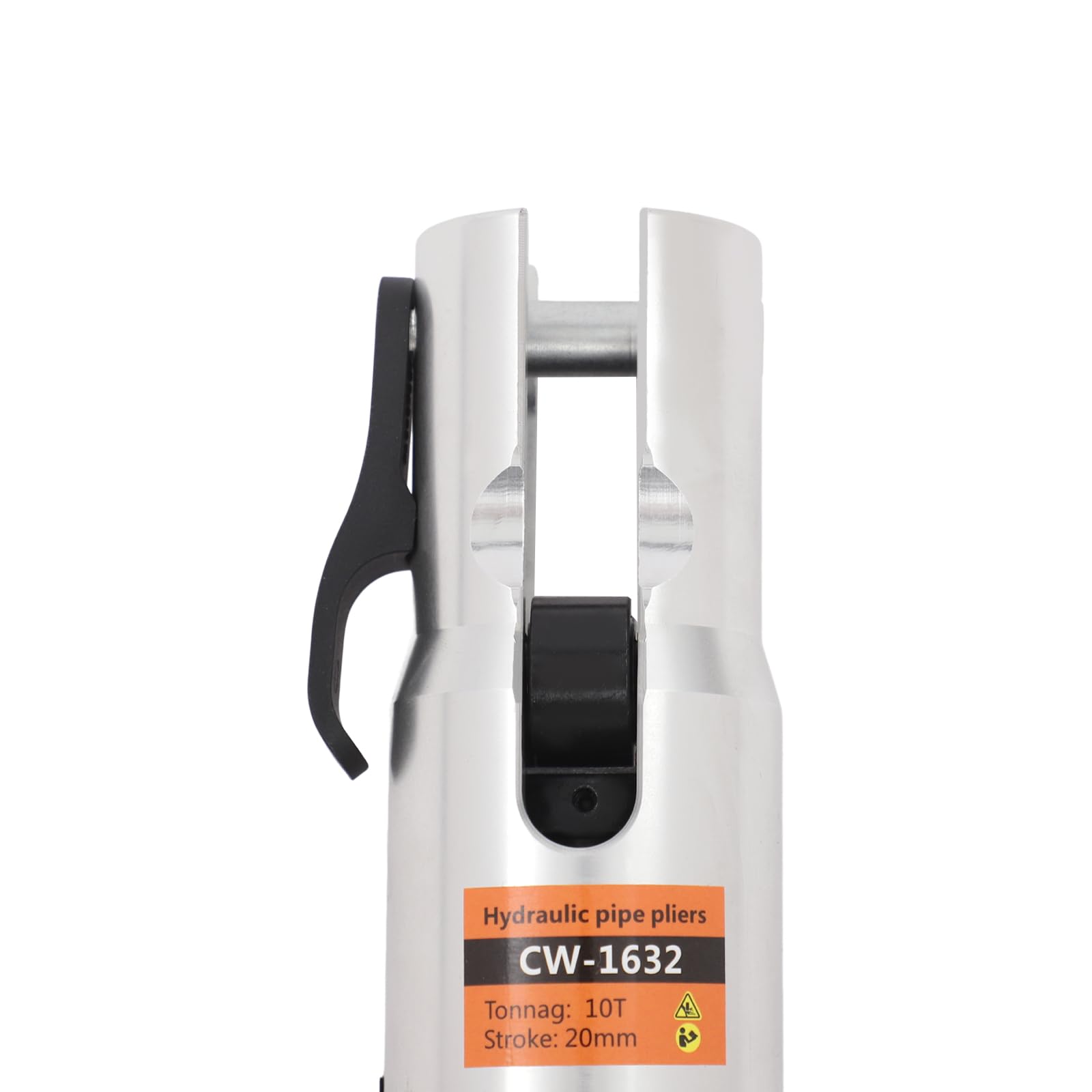 Alicate de prensa profesional con 9 matrices V-12/15/18/22/28 y TH-16/20/26/32, alicate hidráulico de 10T, insertos de mordaza de acero y aluminio para tubos de cobre y multicapa (naranja)