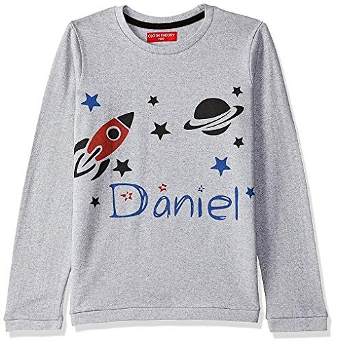 Image of Cloth Theory Boy's Cotton Crew Neck Sweatshirt