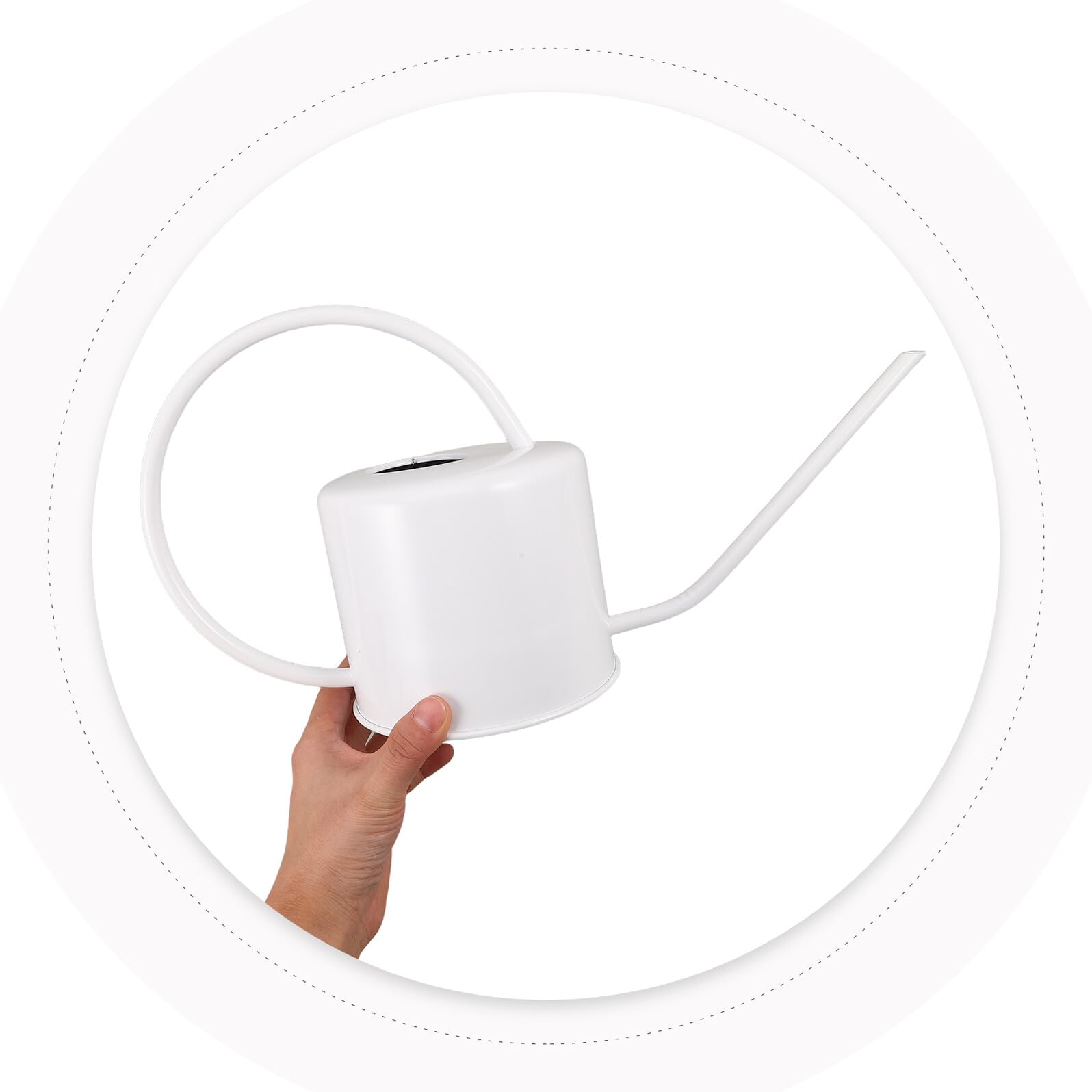 Acier Inoxydable Arrosoir 1, 3 L à Long Bec pour Plantes