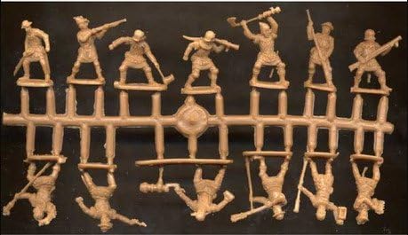 Orion Plastic Model Figures Medival Siege Crew and handgunners 1/72 72019
