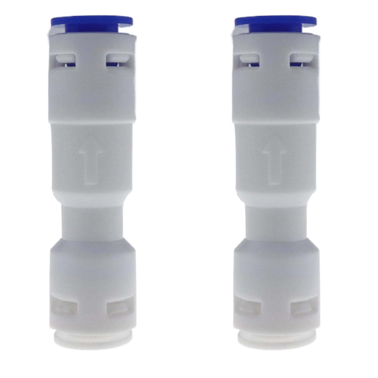Photo 1 of 1/4 Inch Check Valve 2-Pack, POM One-Way Push to Connect Non-Return Valve, for RO Water Purifier, Ice Maker, Refrigerator, Coffee Machine, Prevents Water Backflow (1/4" OD Tube) (1/4'')