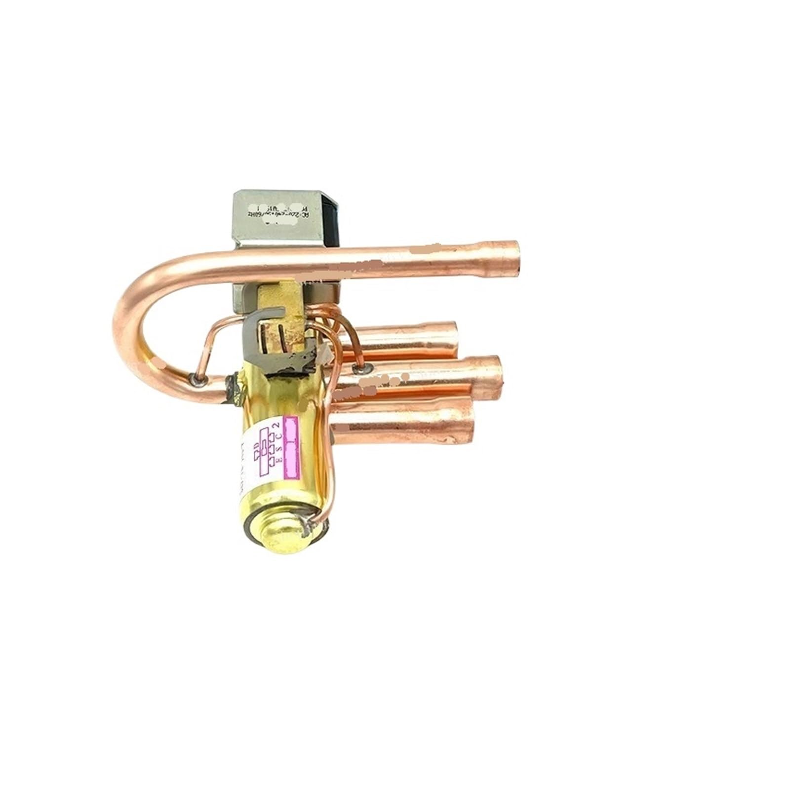 Hizon 1P Four-Way Valve Four-Way Reversing Valve ，Compatible For Midea，Compatible For Gree ，1-12P Air Conditioner Air Energy Four-Way Valve Accessories, Coils(1P Four-Way Valve)