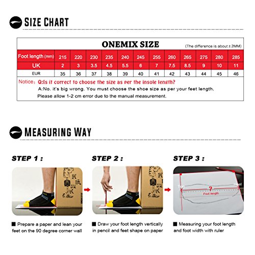 ONEMIX Scarpe da Ginnastica da Uomo Sportive