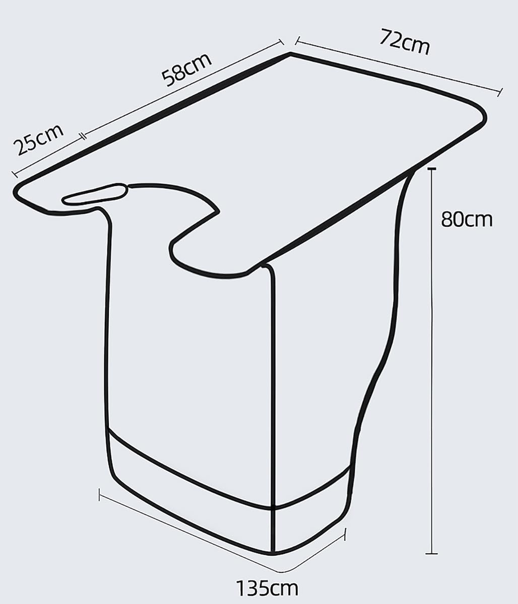 PILYON Couvre-Jambes de Scooter de Moto, Couverture de Tablier de Jambe, Couette Coupe épaissie, couvertures de Pare-Brise de vélo électrique Pare-Brise de Moto universels,White