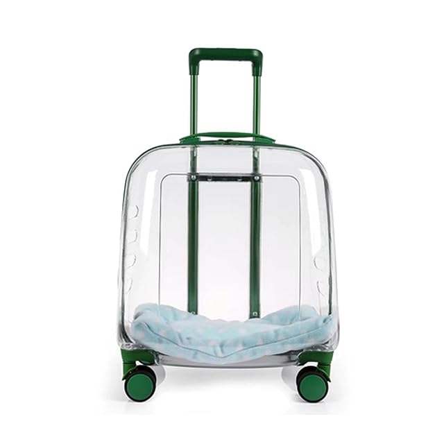 Sooar Maleta Portátil con Ruedas Cápsula Espacial Transpirable Maleta para Gatos Gran Capacidad