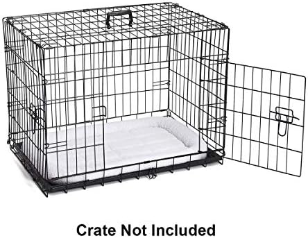 Amazon Basics Padded Pet Bolster Bed - 73.6 x 48.2 cm