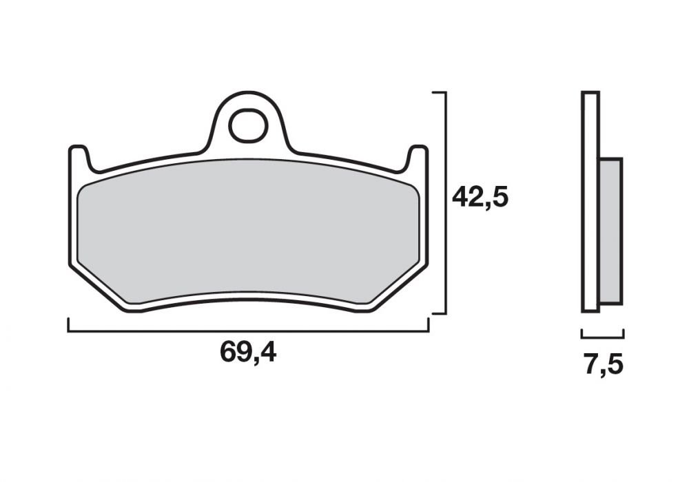 BREMBO Pastiglie Freno BREMBO Road Metallo Sinterizzato - 07GR35SP