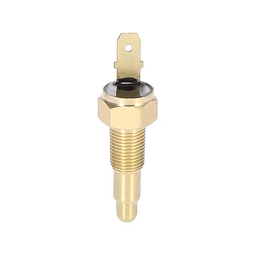 X AUTOHAUX Interruptor térmico universal del sensor de temperatura del ventilador de refrigeración del motor 18" NPT 200 grados encendido 185 grados