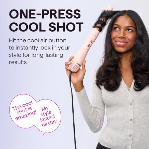 Image of Wavytalk Hair Dryer Brush Set, Air Sculpt 4-in-1 Hot Air Brush Set, Multi Hair Styler for Salon Blowouts, Smooth Curls, Volumizing and Straightening, Sleek and Less Frizz, Pink