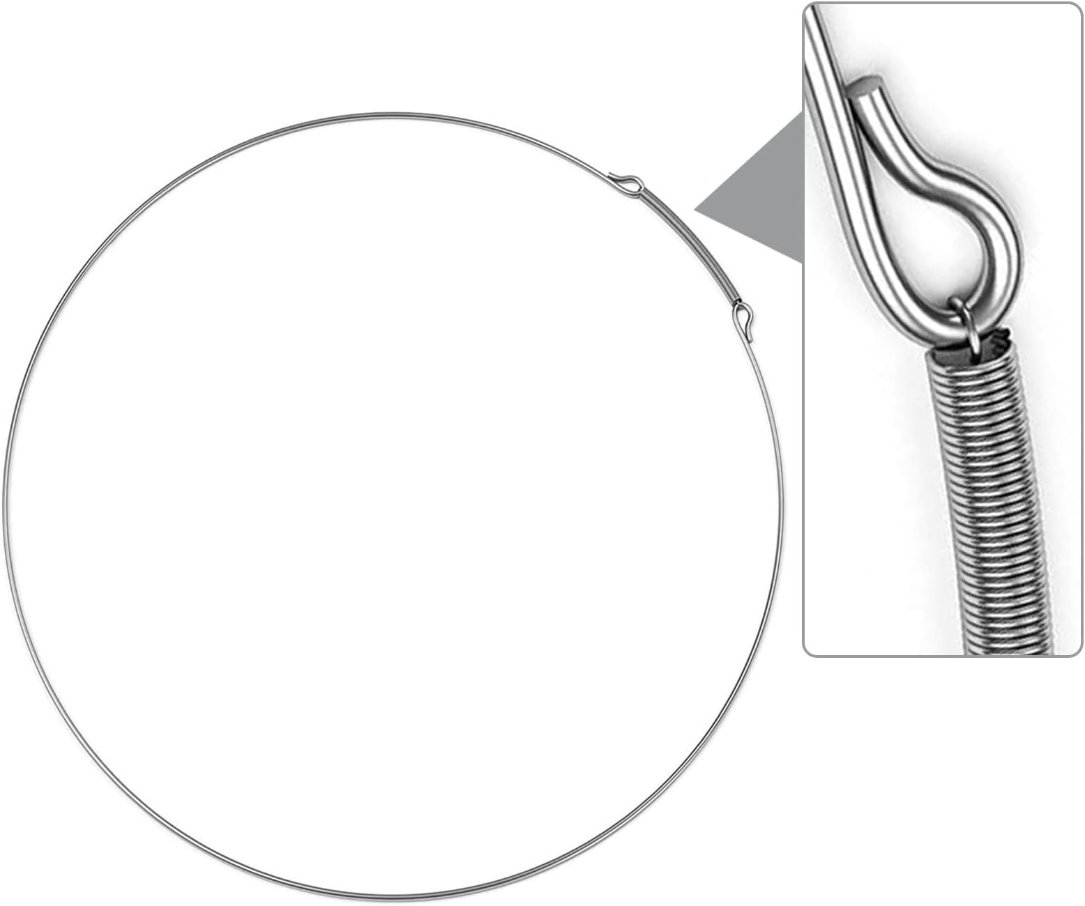 Dinghosen 134527100 Washer Boot Spring Clamp for Frigidaire Electrolux Washer Parts, Washing Machine Door Boot Seal Retaining Ring for Frigidaire Washer Parts, Prevents Water Leaks Stainless Steel