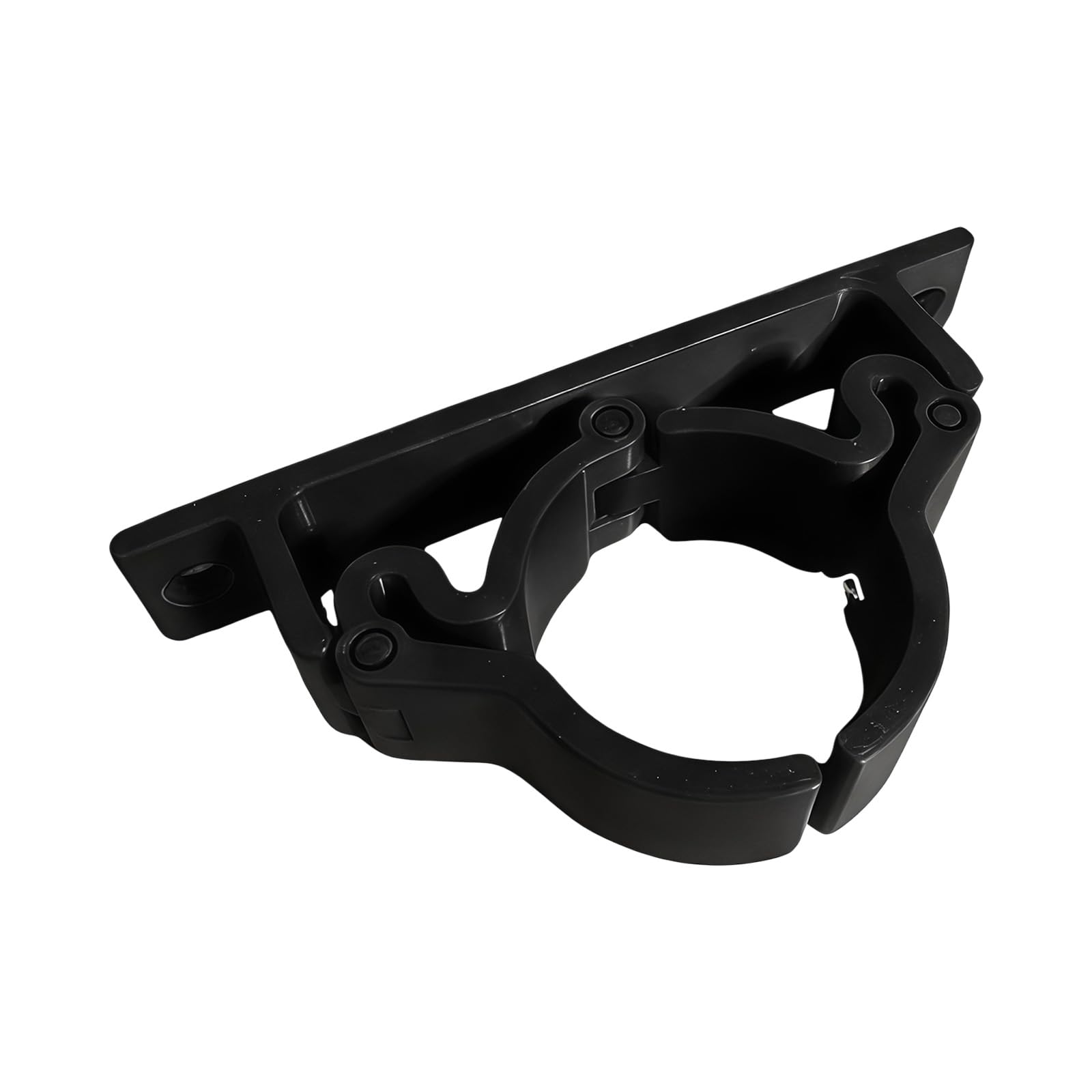 Linvimia Black Vacuum Cleaners Wall Mount Holder Bracket Strong Construction Quick Setup Space Saving Storage Solution Vacuum Storage