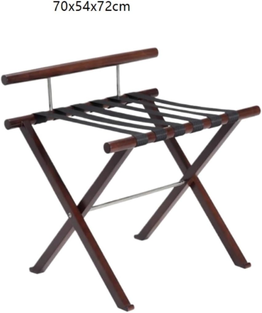 Foldable Suitcase Stand Foldable Storage Rack Household Suitcase Solid Wood Hotel Luggage Guest Room Folding for Guest Room
