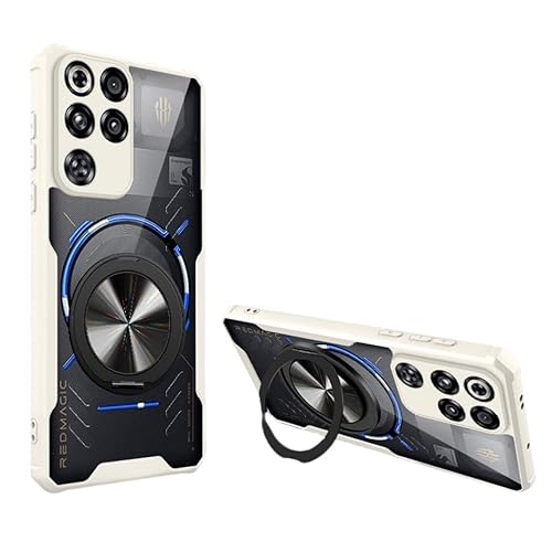 Red Magic 11 Pro�Ή��P�[�X �X�g���b�v�z�[�� ���C�z���q�[�g�V���N�ɑΉ� �ԍڃz���_�[�Ή� ���M �y�� ��]�X�^���h Red Magic 11 Pro+ �����w�ʃJ�o�[ RM11P-CZ-51225 (�z���C�g)