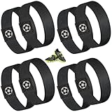 CONJURAIDE 8 Stück Schnürsenkel Fixierband Kinder, Schnürsenkel Fixierband Fussball Schnürsenkel Halter Fussball Fussballschuhe Bänder Kinder Anti Lösen Fixierband für Fußballschuhe Sportschuhe