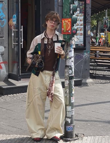 Aelfric Eden Baggy Barrel Jeans Vintage Wide Leg Oversized Streetwear Y2k Denim Pants Trousers2