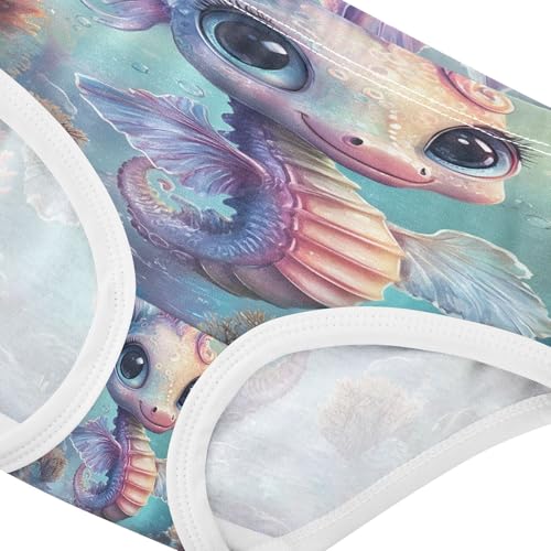Colorful Cute Seahorse Toddler Girls's Underwear 2T 202b87304
