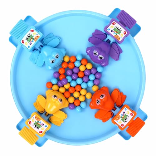 Image of Toyzone Frog Eat Beans Game-4 Players | Eat The Beans | Hungry Frog for Kids | Multiplayer