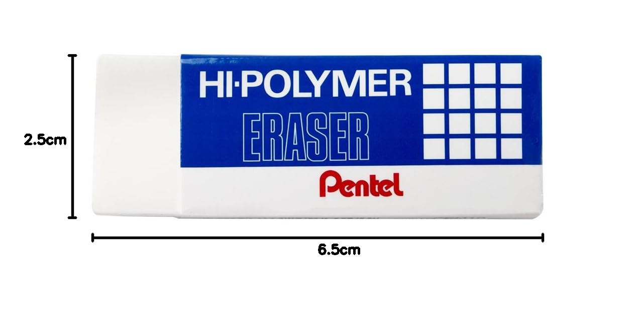 Pentel pudełko do gumki, białe (36 szt.)