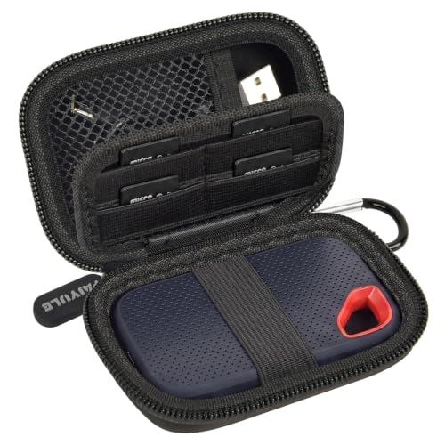 PAIYULE SANDISK Extreme Portable SSD (�V���f��)�p�n�[�h�h���C�u�P�[�X | 1TB�A2TB�A4TB SSD�ɑΉ��BSD�J�[�h�|�P�b�g�A�L�k���X�g���b�v�A���b�V���|�P�b�g�A�J���r�i�t���BPro�ɂ͓K�����܂���B�P�[�X�̂�