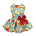 Fitwarm Hamburger Pet Clothes for Dog Dresses Cat Vest Shirts Blue Medium