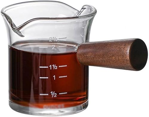 IUPIII Coffeepot Coffee Measuring Cup Glass Coffee Cup Wide Mouth Coffee Milk Pot Coffee Pot