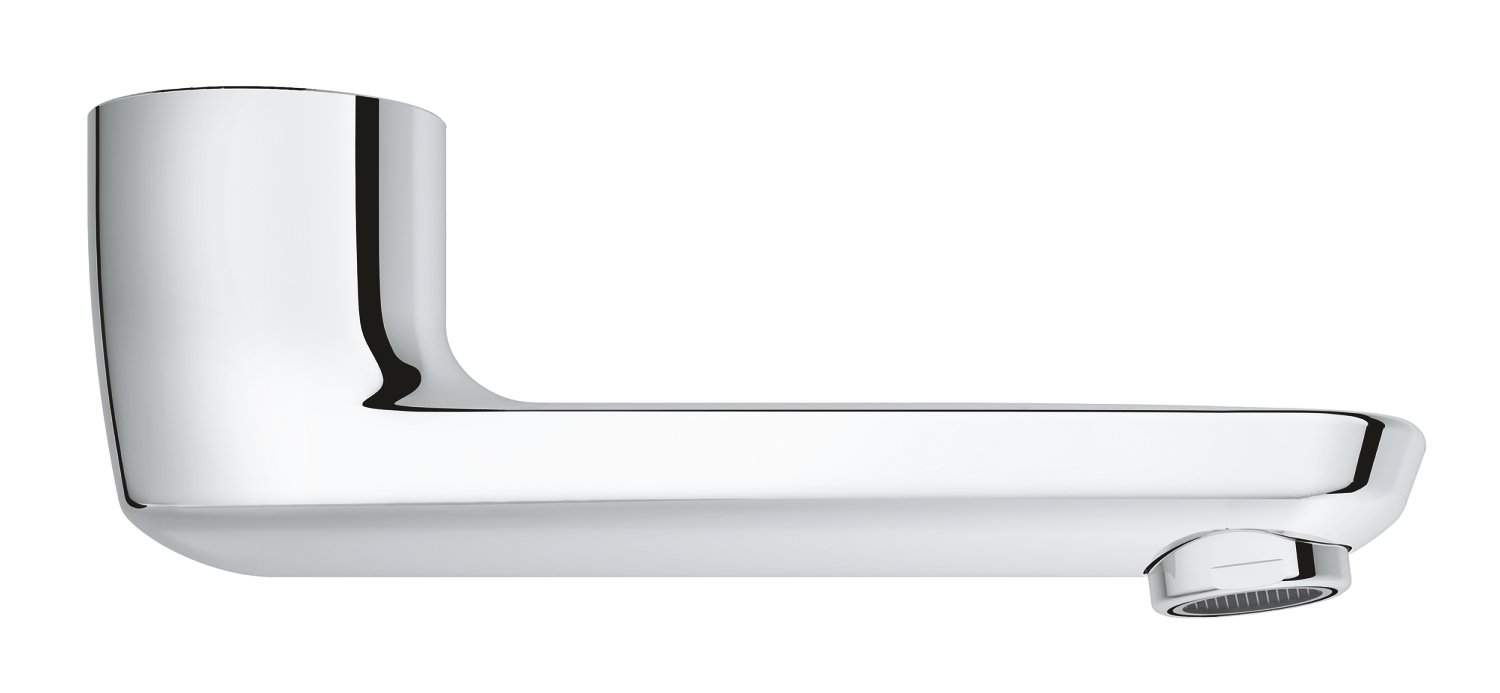 GROHE Gussauslauf (Länge 115 cm, Laminarstrahlregler 9 l/min, schwenkbar (180 oder 90°) und arretierbar, langlebig), chrom, 13378000