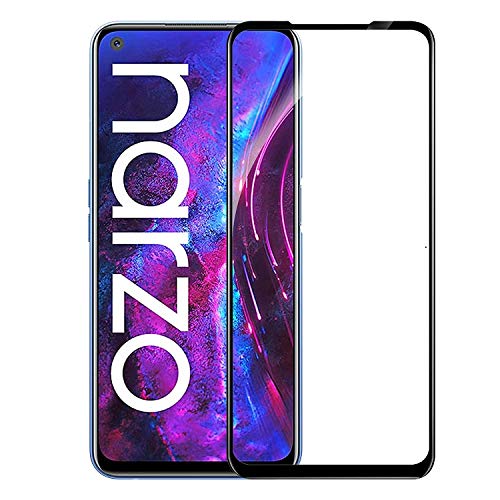 Image of Tempered Glass Screen Protector Compatible For NARZO 30 PRO Full Screen Coverage (Except Edge to Edge) and Free Complete Easy Installation kit