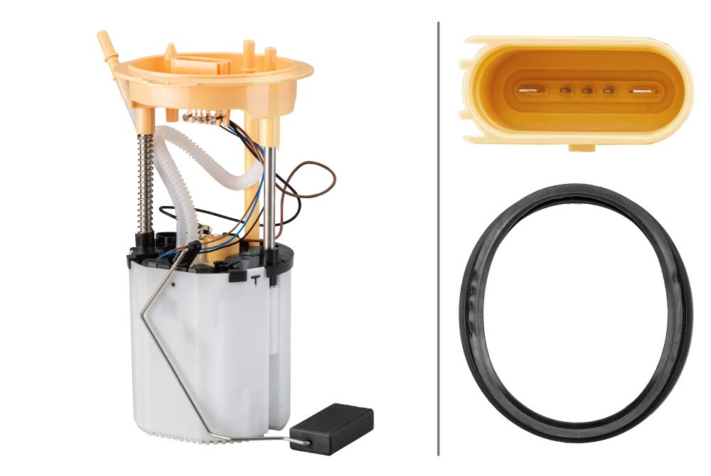 HELLA 8Tf 358 146-631 Unité D'Injection De Carburant - Électrique - 5Pôle - Avec Joint D'Étanchéite/Avec Palpeur De Carburant