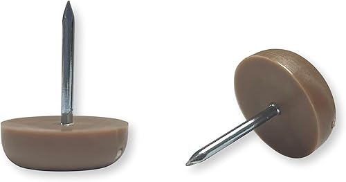 Miniatura 3 de Protectores de nailon para muebles de 3/4 pulgadas para suelos de madera dura, 0.709 in, paquete de 100 unidades