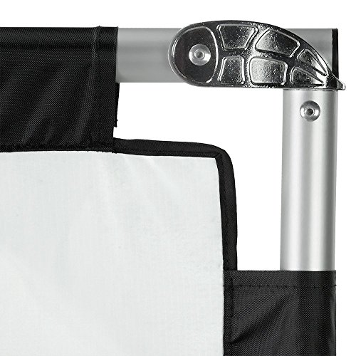 Pro Studio Solutions 100Cm X 150Cm (39.5In X 59In) Sun Scrim - Collapsible Frame Diffusion & Silver/White Reflector Kit With Handle And Carry Bag #TOP5