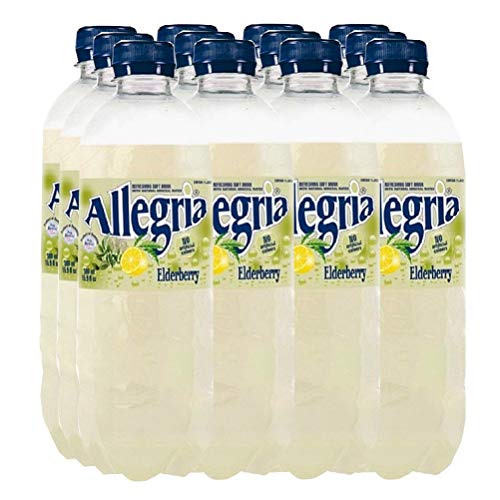 Allegria Socata (Elderberry) Soft Drink - Case of 12 X 500 Ml