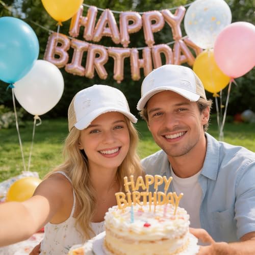 Image of Trucker Hat Distressed Baseball Cap Golf Cap Adjustable Sportswear Hat for Men Women Unisex
