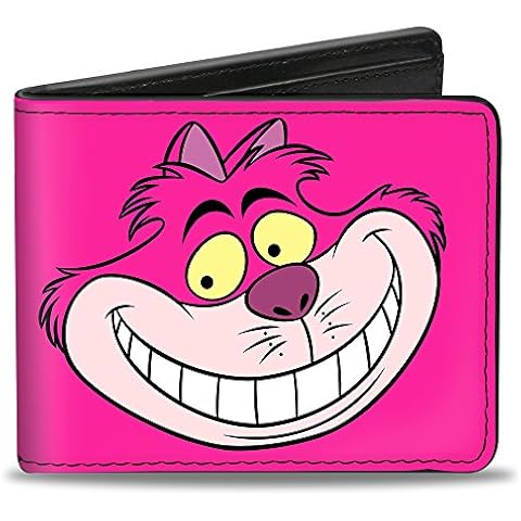 Buckle-Down Men's Cheshire Cat Bi-fold Wallet Cover