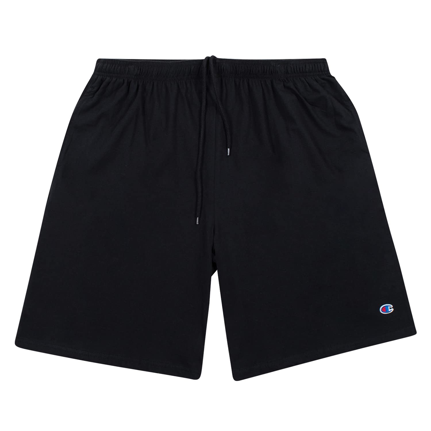 Champion Shorts for Men Big and Tall – Athletic Mens Jersey Shorts with Pockets Black