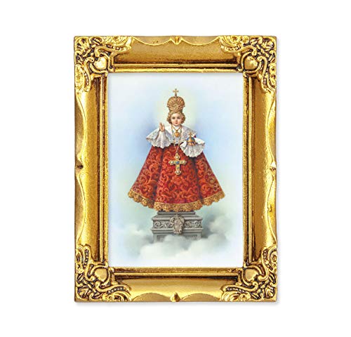 WJ Hirten 128-107 Infant of Prague Antique Frame
