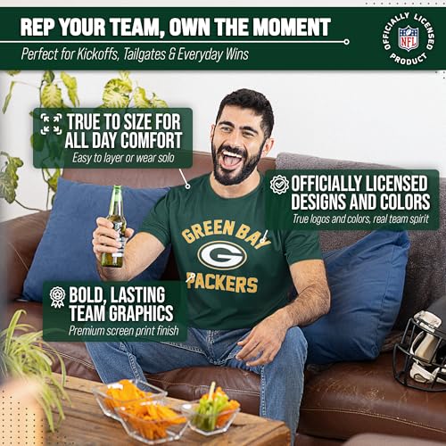 Image of NFL Gameday Cotton Blend T-Shirt for Men and Women - Licensed