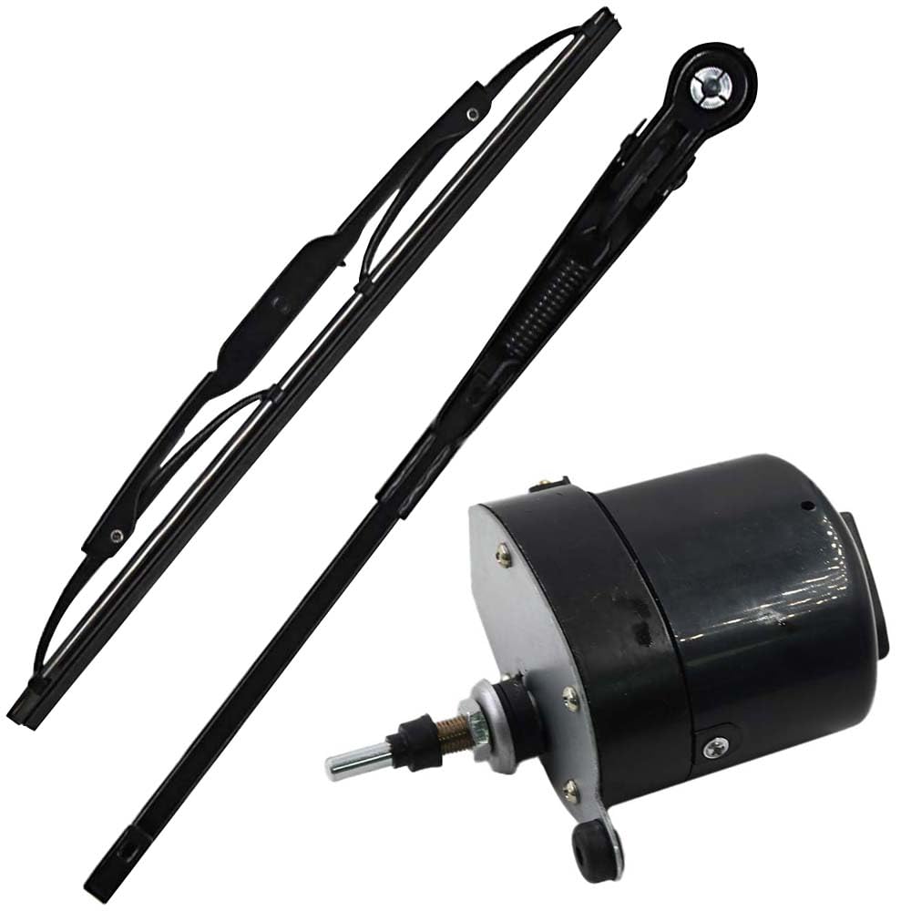 Parabrezza motore e braccio tergicristallo compatibile con Willys Jeep trattore 01287358 7731000001 0390506510 01287358