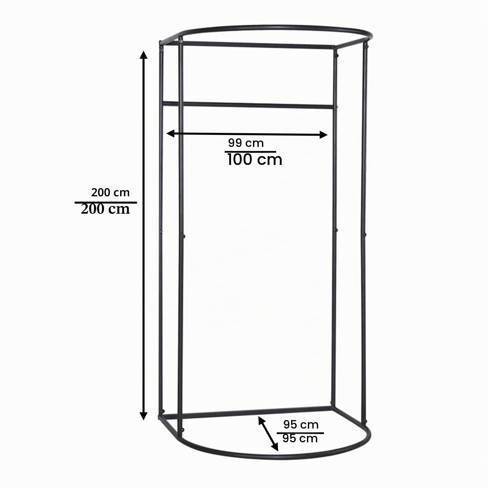 Probador Tienda De Ropa, Portátiles Móvil Temporal Vestuario Independiente, Vestuario Independiente en Forma de U para Centros Comerciales y Oficinas, Protección de la Privacidad, 200 x 100 x 95 CM