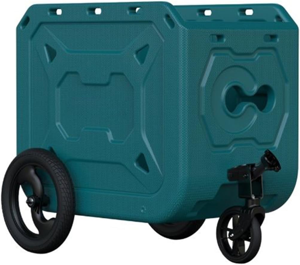 ZJchao Cart Trailer Pet Carrier with Wheels Folding Large Dogs for Camping