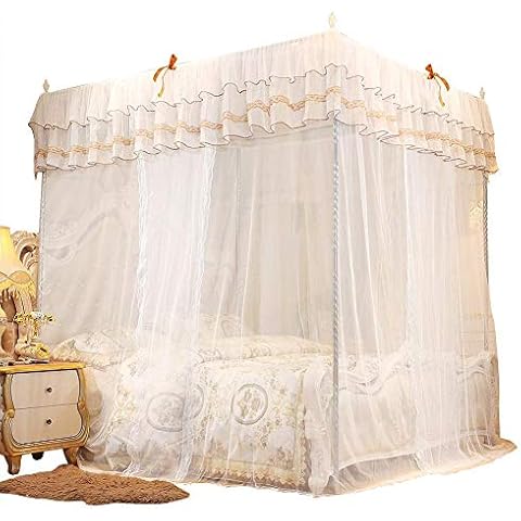 Focket Princess Style Bed Curtain Canopy Netting Cover