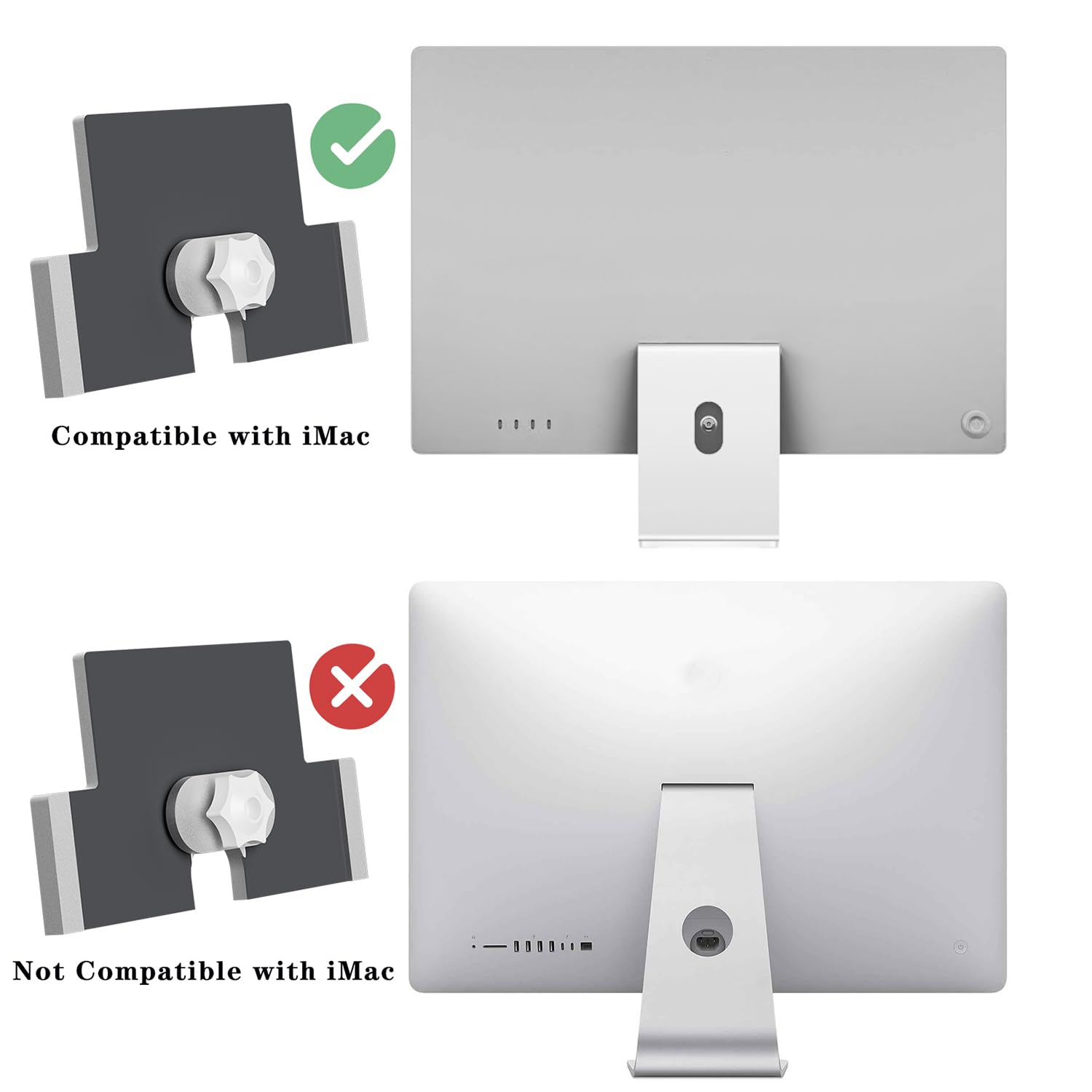 Amazon.co.jp: vesa iMac 24インチ m1 m2チップ用マウントアダプター